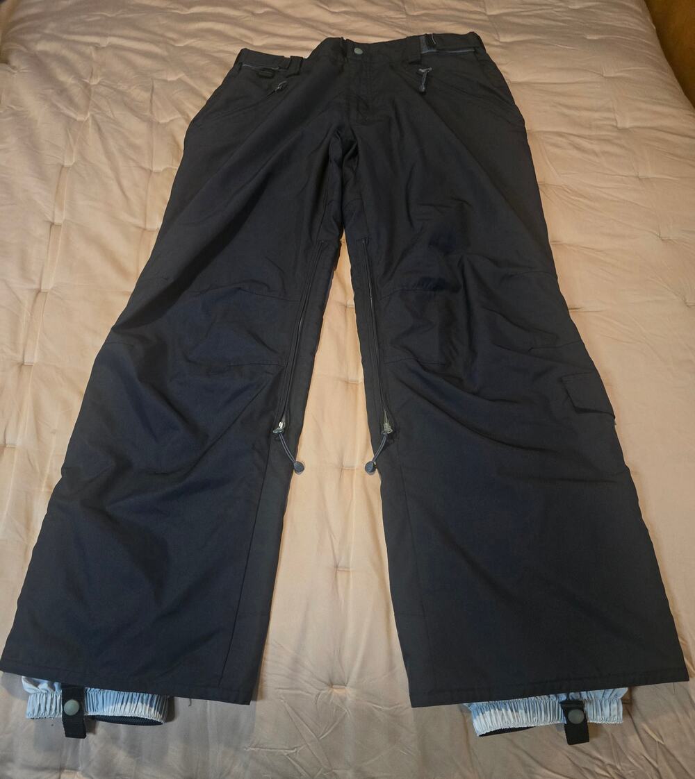 Turbine Women's Snowboard Ski Pants Large Black Insulated Performance Snow Pants